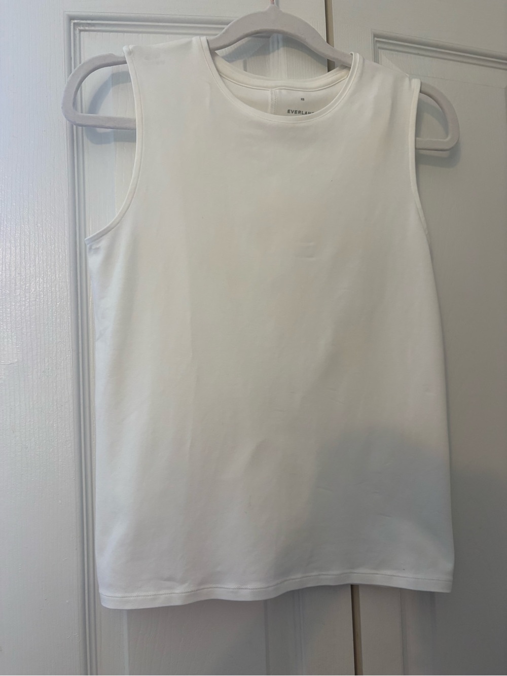 Everlane White Crewneck Tank
